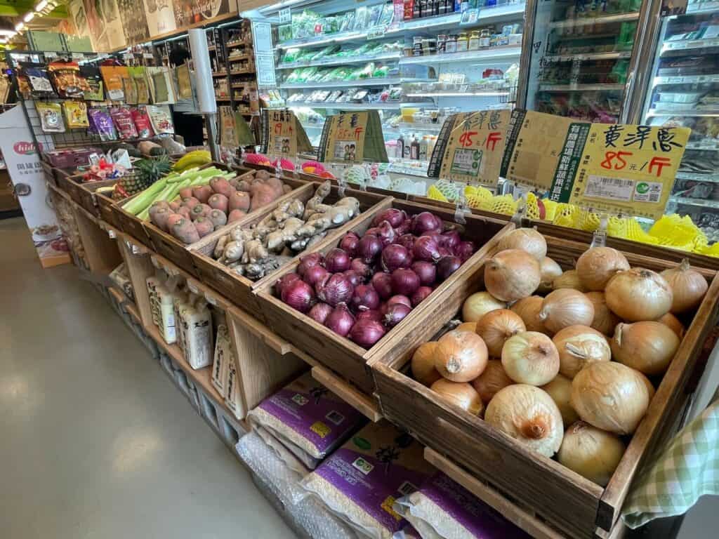 手寫有機小農產品、有機通路、有機洋蔥、有機地瓜