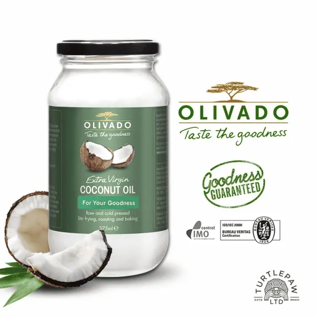 椰子油推薦：椰子油推薦：OLIVADO 紐西蘭原裝進口特級冷壓初榨椰子油   Photo by: momo