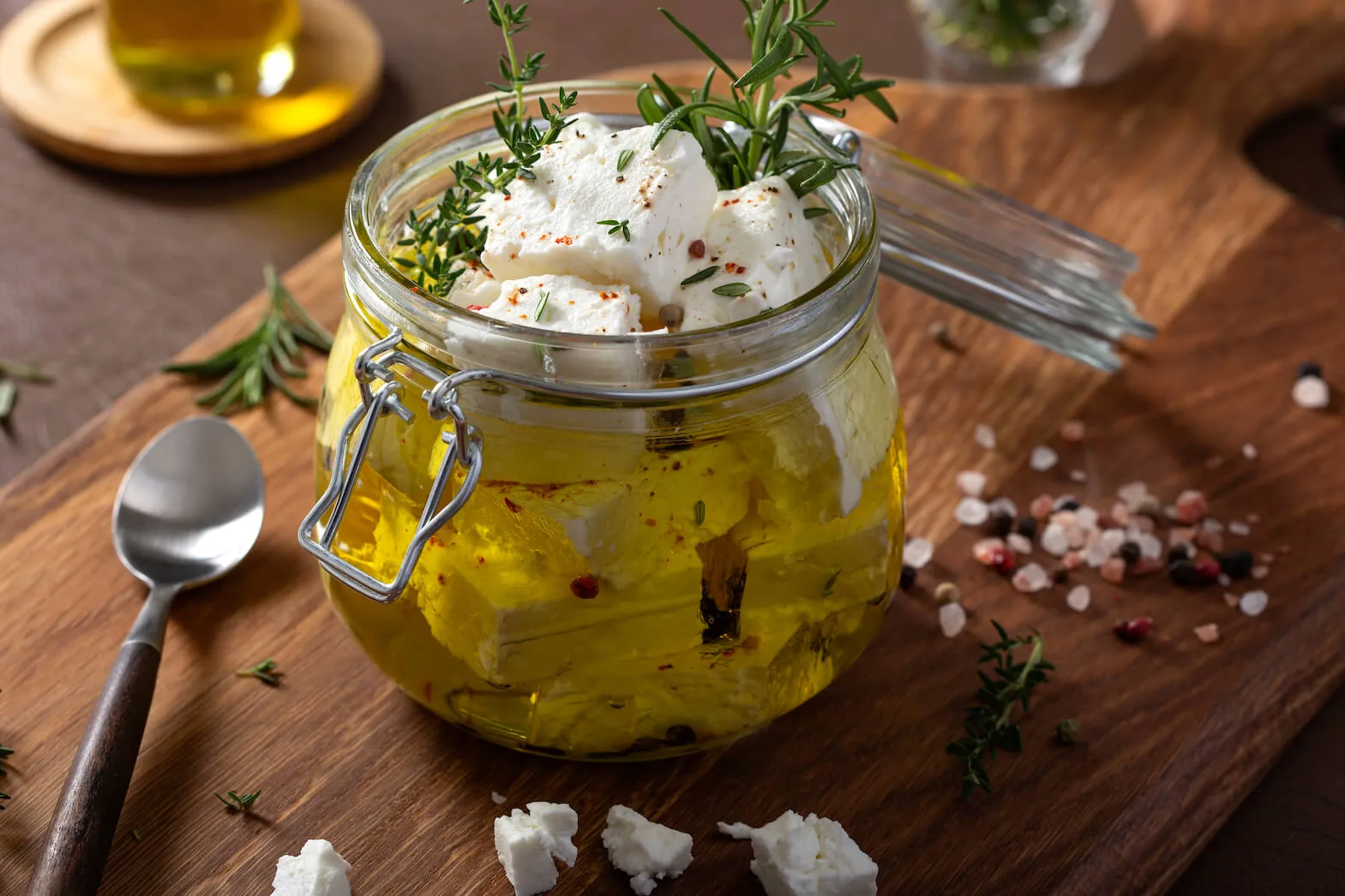 地中海飲食-起司、香草與橄欖油