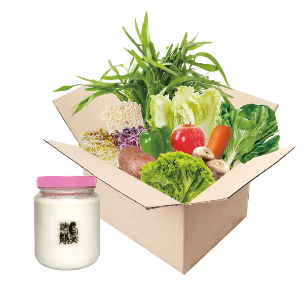 蔬果箱宅配訂購指南－自然法則鮮奶優格與蔬菜箱
